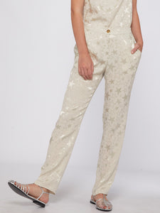 STAR JACQUARD TROUSER PANTS