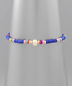 SINGLE PEARL MULTI BEAD BRACELET
