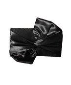 BLACK BOW FRONT CLUTCH