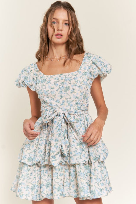 BLUE HYDRANGEA DRESS