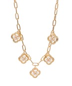 CLOVER CLIP CHAIN NECKLACE
