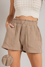 GAUZE COTTON POCKET SHORTS