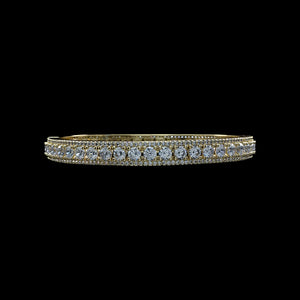 GOLD/CLEAR BANGLE