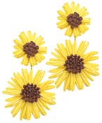 DAISY RAFFIA EARRINGS