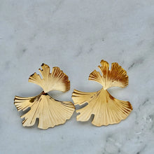 GINGKO LEAF EARRINGS