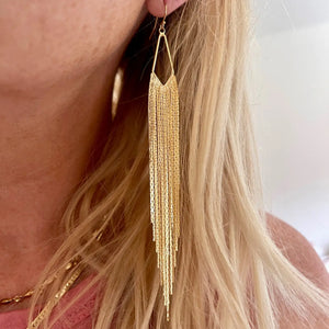 FARRAH FRINGE EARRINGS