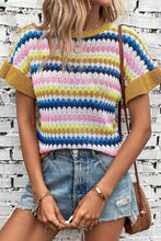 FREQUENCY TEXTURED KNIT SWEATER TOP