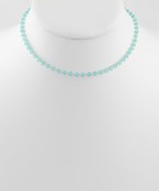 GLASS BEAD CHAIN NECKLACE