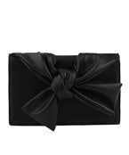 KNOTTED BOW FRONT CLUTCH