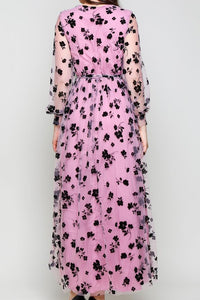 BEAULIFUL FLORAL MESH DRESS