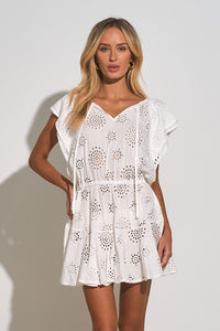 SUN EYELET DRESS