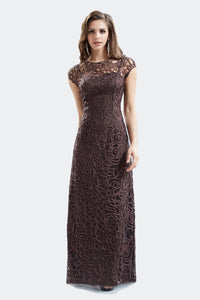 MESH LACE OVERLAY DRESS