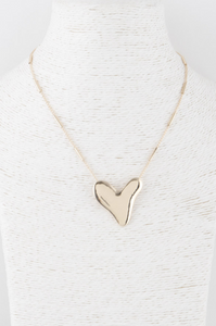 ABSTRACT HEART NECKLACE