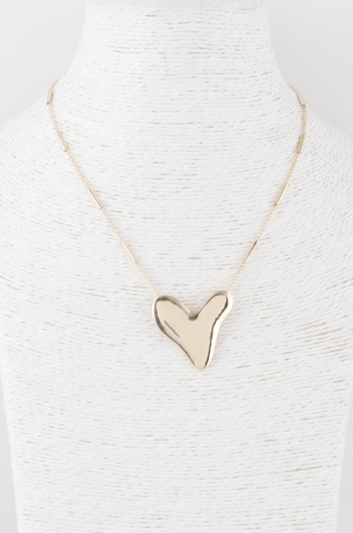 ABSTRACT HEART NECKLACE