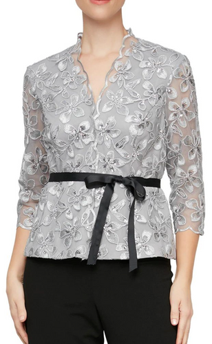 ALEX EVENINGS BLOUSE