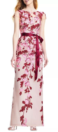 ADRIANNA FLORAL GOWN