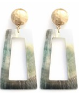 Marble Gold Earrings