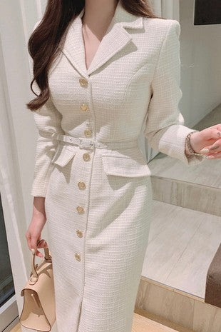 CHANEL STYLE BLAZER DRESS