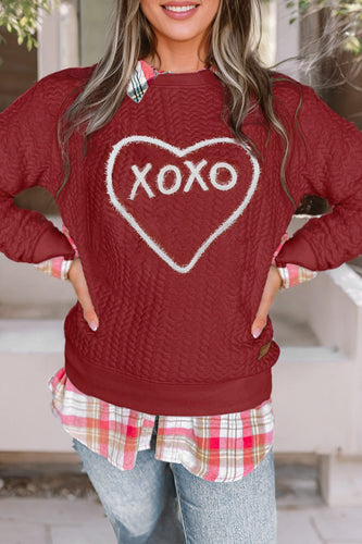 XOXO CHENILLE SWEATSHIRT