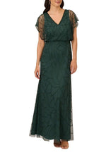 EMERALD BEAUTY BEADED GOWN