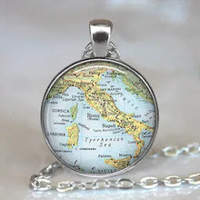 VINTAGE MAP PENDANT CHARM