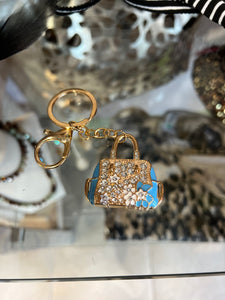 GLITTER PURSE KEYCHAIN