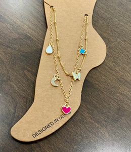 LAYER CHARM ANKLET