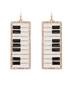 PIANO KEYBOARD EARRINGS