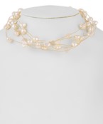 Pearl Station Wire Choker