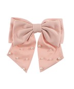 PEARLY GIRL HAIR BOW BARRETTE