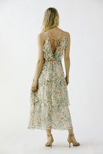 ROSE PRINT FLOWY DRESS