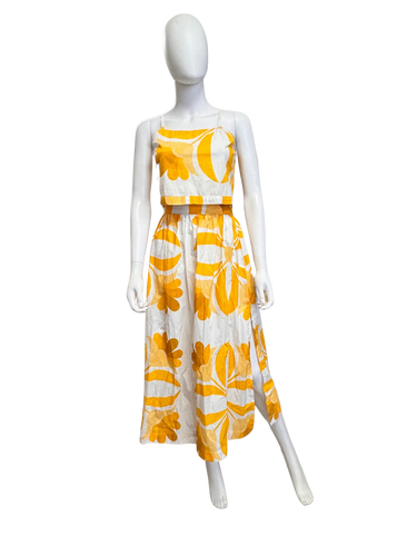 GIANT DAISY TOP AND SKIRT SET