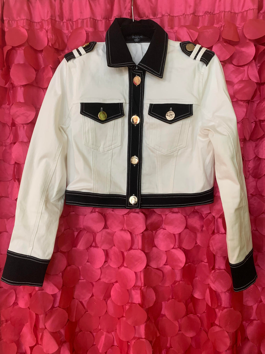 VERA JACKET WITH GOLD BUTTONS
