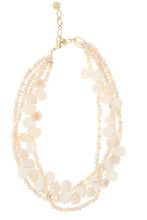 SMOOTH SHELL & BEAD NECKLACE