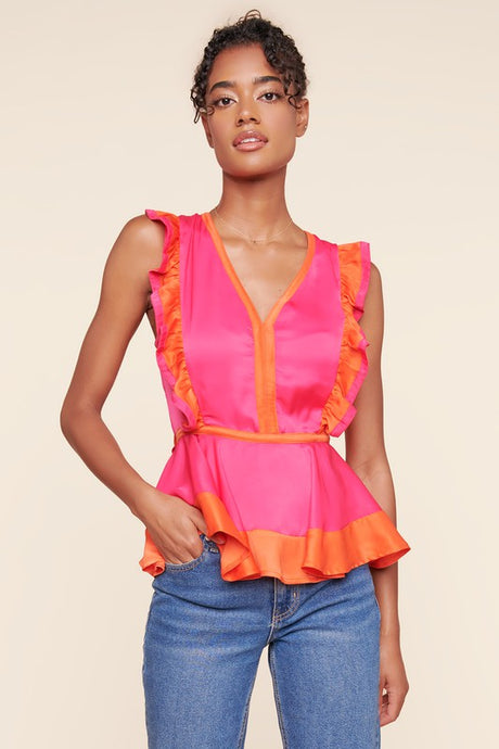 GOOD INTENTIONS COLOR BLOCK TOP