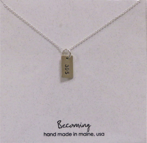 305 TAG NECKLACE