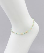 GLASS BEAD ANKLET