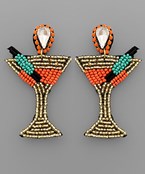 I NEED A COCKTAIL BEAD EARRINGS