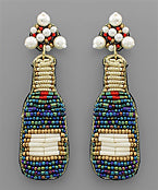 I NEED A COCKTAIL BEAD EARRINGS