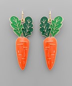 CARROT EPOXY EARRING