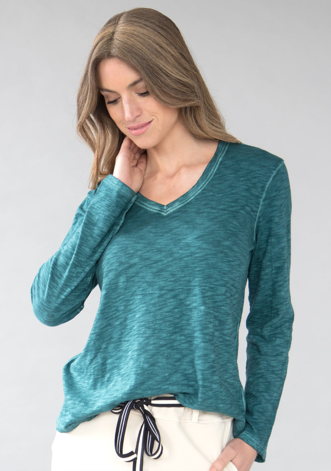 REMI COTTON LONG SLEEVE TOP