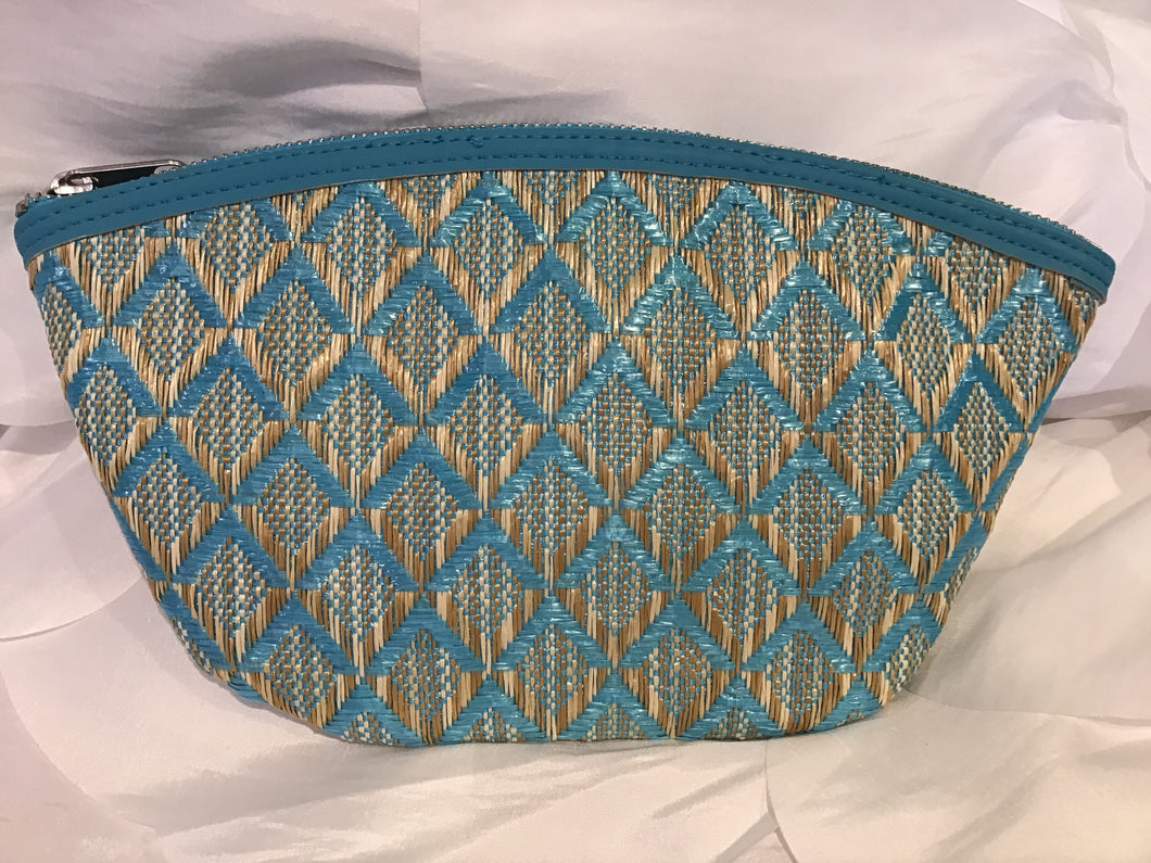 STRAW COSMETIC BAG